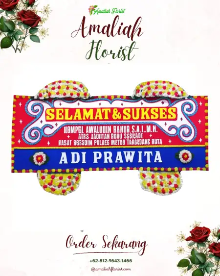Papan Bunga Ucapan Selamat Sitinjau Laut